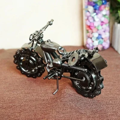 Retro Metal Motorcycle