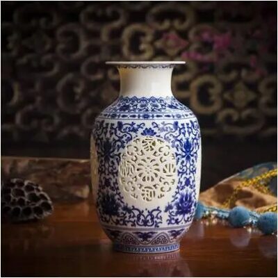 Pierced Hollow Vase