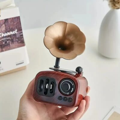 Vintage gramophone music box