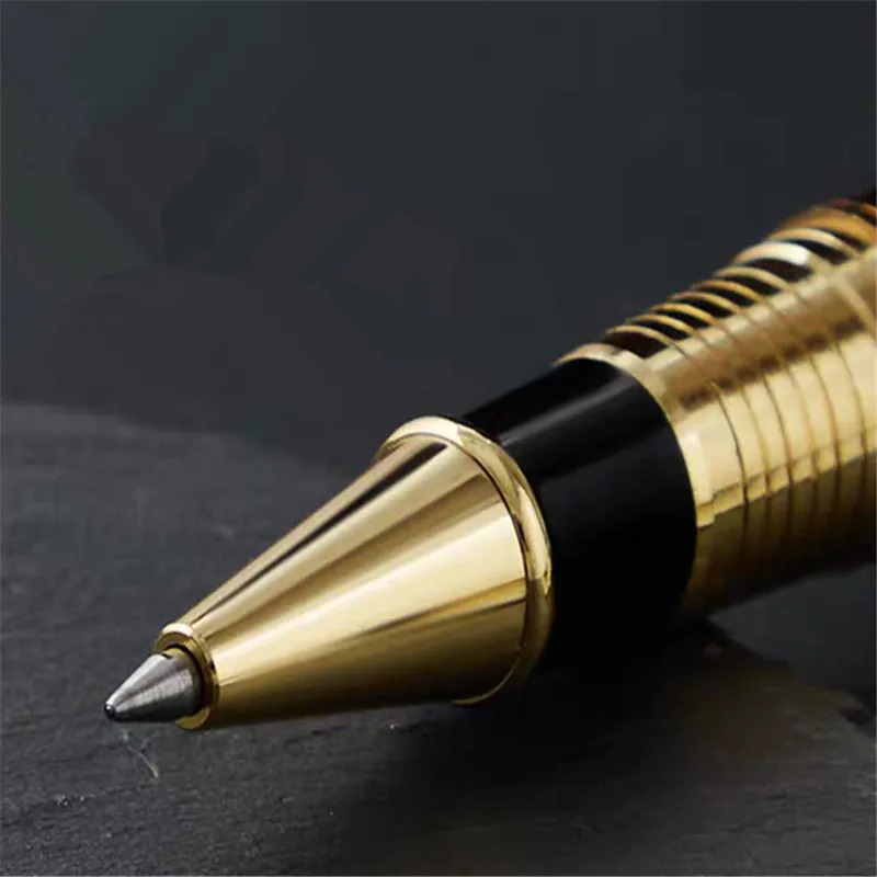 Mahogany Retro Metal Signature Pen
